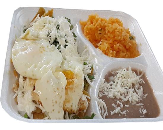 Order Chilaquiles de Huevo food online from Gonzalo Taqueria Y Carnitas store, Lake Worth on bringmethat.com