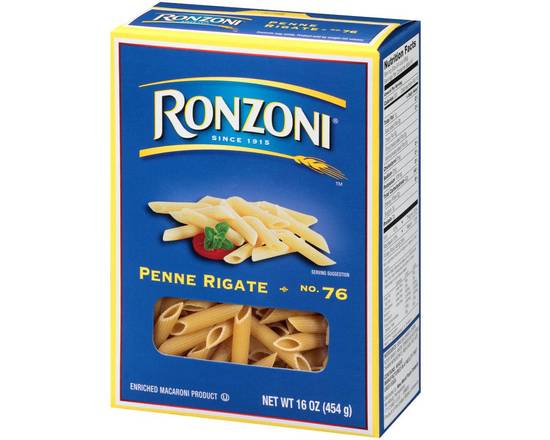 Order Ronzoni Penne Rigate 16 Oz food online from Fresko Market store, Miami on bringmethat.com