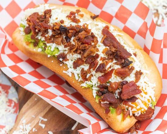 Order Bacon & Cheese food online from Los Perritos Miami store, Miami on bringmethat.com