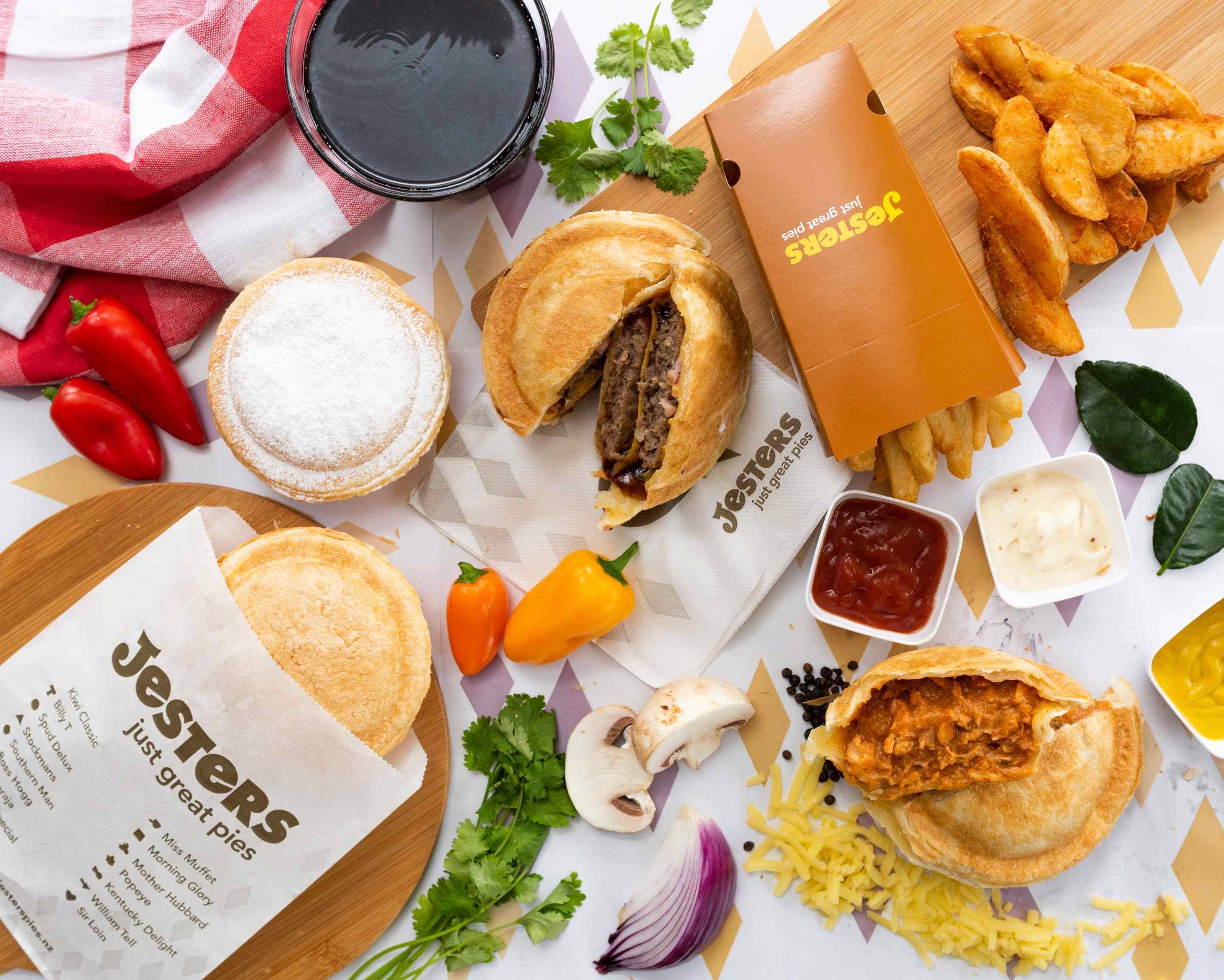 Order Jesters Pies (Takapuna) Delivery Online Auckland Takeout Menu