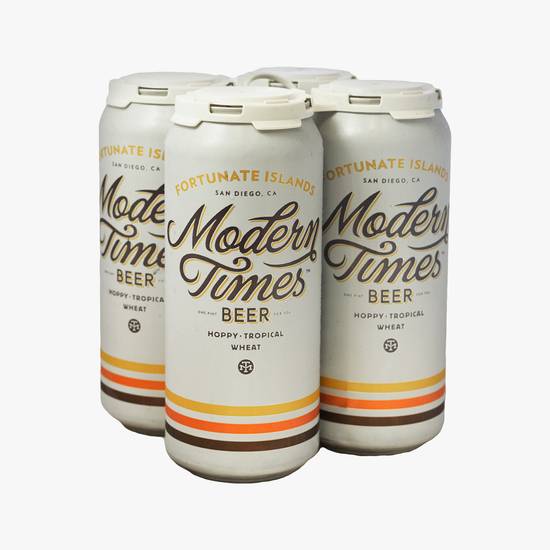 Order Modern Times Fortunate Islands Hoppy Tropical Wheat food online from Santa Monica Liquor store, Santa Monica on bringmethat.com