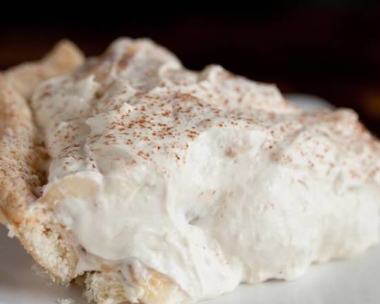 Order White Chocolate Banana Cream Slice food online from A la Mode Pies store, Seattle on bringmethat.com