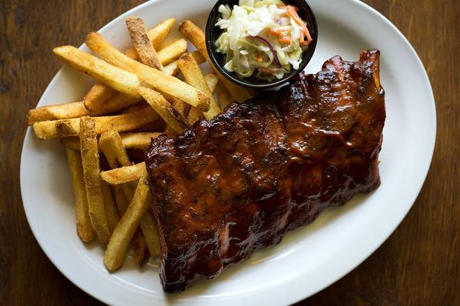 Order BARBEQUE BABY BACK RIBS- HALF RACK food online from Miller"S Ale House store, Orlando on bringmethat.com