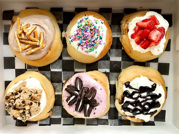 Order Half Dozen Rolls food online from Cinnaholic store, Westfield on bringmethat.com