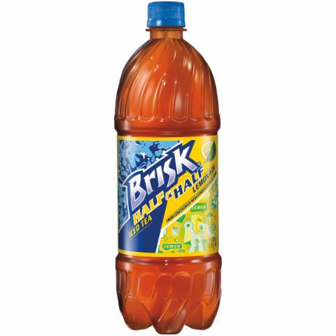Order Brisk Tea Half Tea Half Lemonade 1L food online from 7-Eleven store, Pittsburgh on bringmethat.com