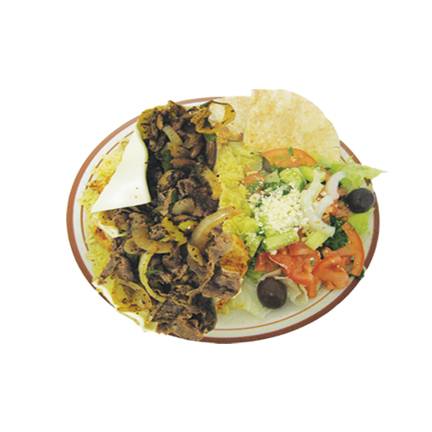 Order Philly Steak Plate food online from Gyros King store, Nashville on bringmethat.com