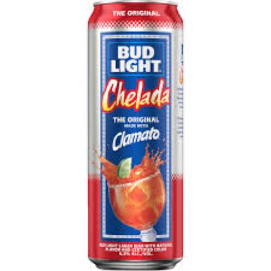 Order BUD LIGHT CHELADA 25oz CAN food online from Duke Liquor & Jr. Market store, Los Angeles on bringmethat.com