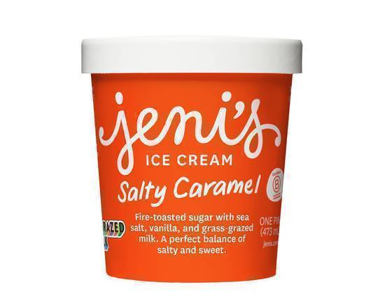Order Salty Caramel (GF) by Jeni's Splendid Ice Cream food online from Barzotto store, Palo Alto on bringmethat.com