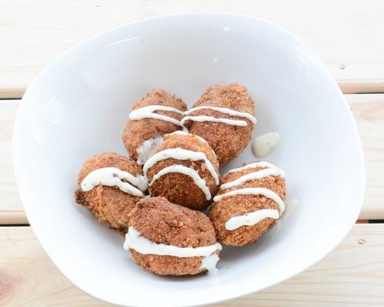 Order Deep Fried Deviled Eggs food online from Gcd Eats store, Saint Petersburg on bringmethat.com