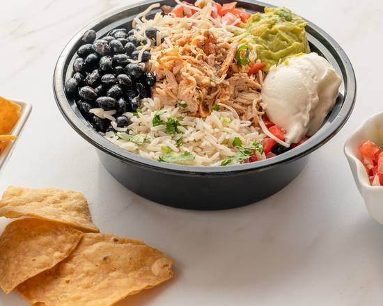 Order Chicken Burrito Bowl food online from Arriba Mexican Grill store, Rancho Santa Margarita on bringmethat.com