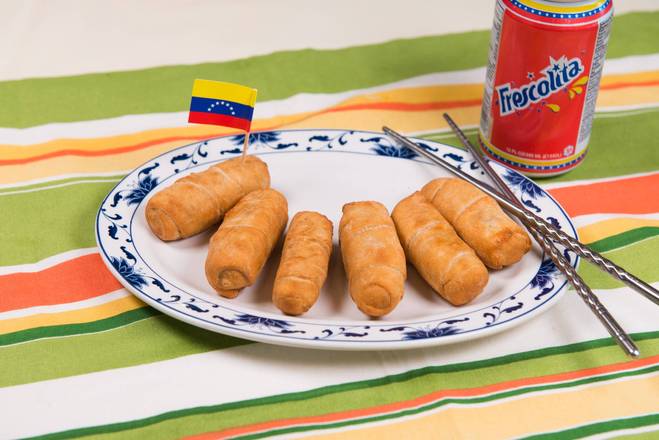 Order Tequenos de Queso (6 pcs) food online from Hong Kong Alleys Kitchen store, Union Park on bringmethat.com