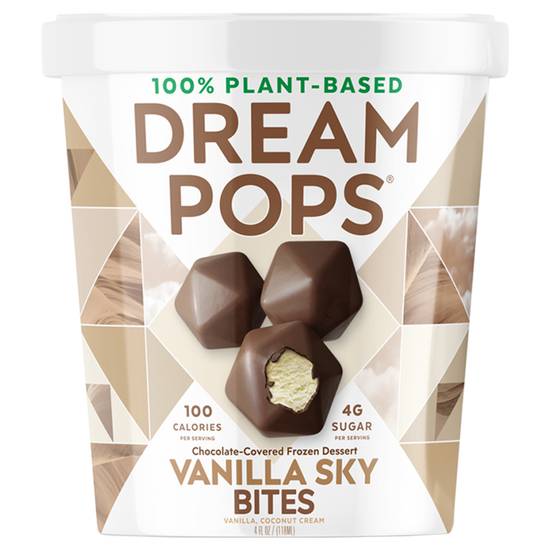 Order Dream Pops Vanilla Sky Dream Bites 4oz food online from Everyday Needs by Gopuff store, St. Petersburg on bringmethat.com