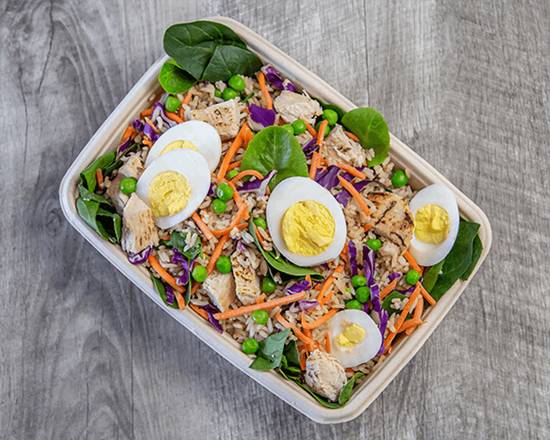 Order Wok with jasmine rice food online from Giardino Gourmet Salads store, Miami on bringmethat.com