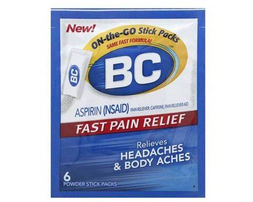 Order BC Headache Powder (6 ct) food online from Shell store, Tampa on bringmethat.com
