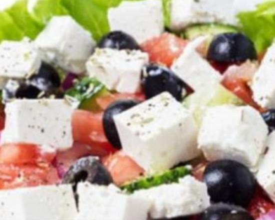Order Greek Salad food online from Mama Mia Italian Cuisine store, Knoxville on bringmethat.com