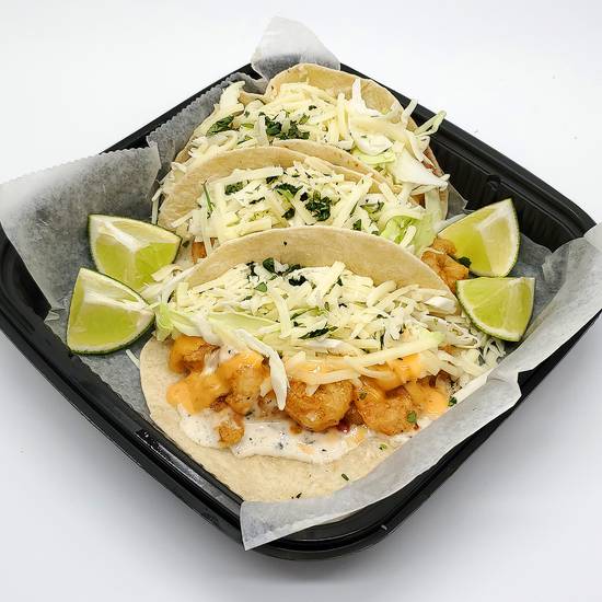 Order Fire Island Shrimp Tacos food online from Frenchy To Go store, Clearwater on bringmethat.com
