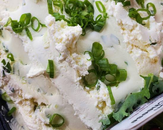 Order Scallion Cream Cheese (1/2 LB) food online from Long Island Bagel Cafe store, Bellmore on bringmethat.com