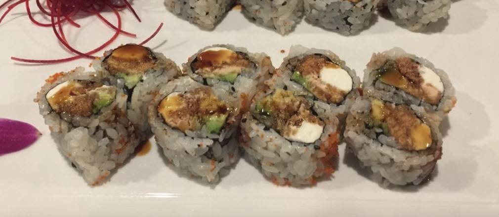 Order Salmon Katsu, Cheese, Avocado Roll         food online from Sushi Bear Sushi & Grill store, Jacksonville on bringmethat.com