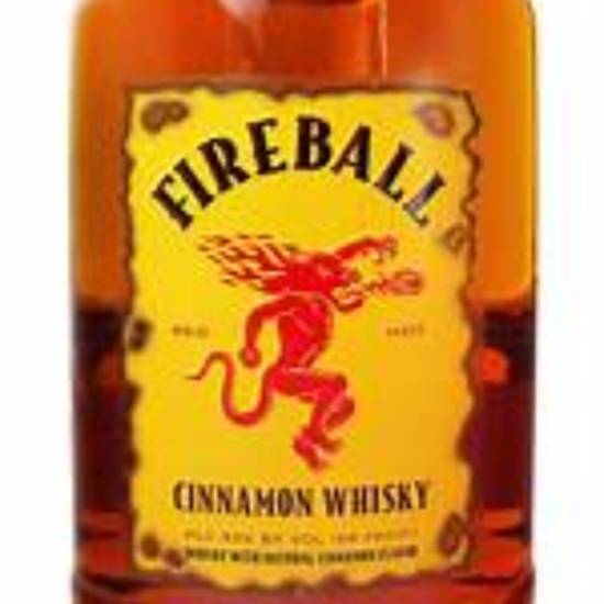 Order Fireball Cinnamon Whisky - 1.75L Bottle food online from Rocky Liquor store, Claremont on bringmethat.com