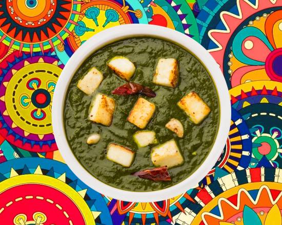 Order Cottage Cheese & Spinach Curry  food online from Tik-Tok Tikka House store, Queens on bringmethat.com