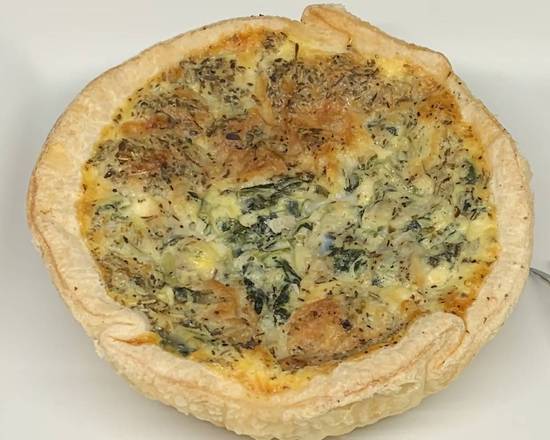 Order Quiche Florentine food online from Bam German Bakery And More store, Cape Coral on bringmethat.com