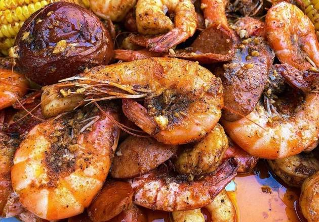 Order Shrimp Amante Combo food online from Let Sea Bag N' Roll store, Artesia on bringmethat.com