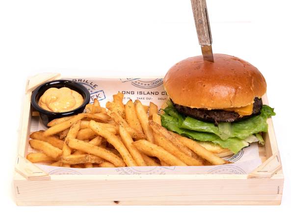 Order Cheese Burger food online from Vernon Grille store, New York on bringmethat.com
