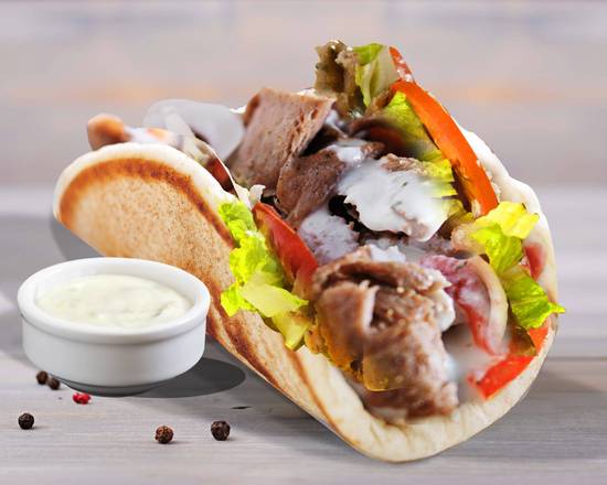 Order Gyro Sandwich food online from Sam Gyro & Seafood store, Saint Petersburg on bringmethat.com
