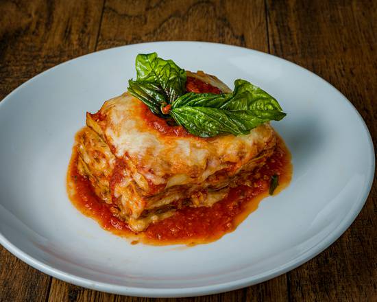 Order Grandma Jennie's Meat Lasagna + Choice of Appetizer Salad food online from Perricone's Marketplace store, Miami on bringmethat.com