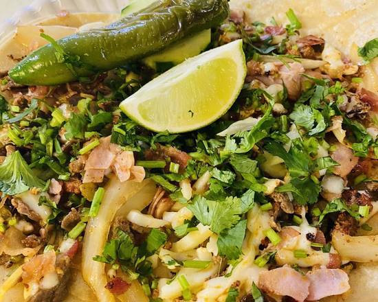 Order Tacos Ilegales (alambre) food online from TAQUERIA LA PAPA store, Des Moines on bringmethat.com