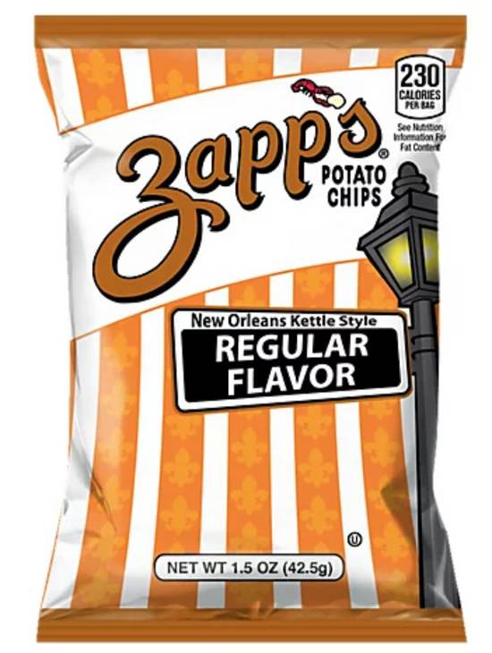 Order ZAPP'S POTATO CHIPS food online from Jed Local Louisiana Poboys store, Baton Rouge on bringmethat.com