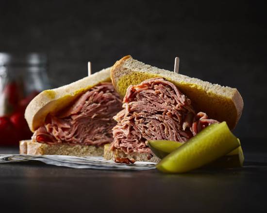 Trio Mtl Smoked Meat Sandwich Plate