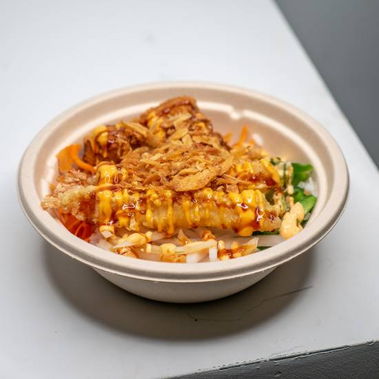 Order Crispy Indulgence Bowl food online from Hartford Poke Co. store, Hartford on bringmethat.com