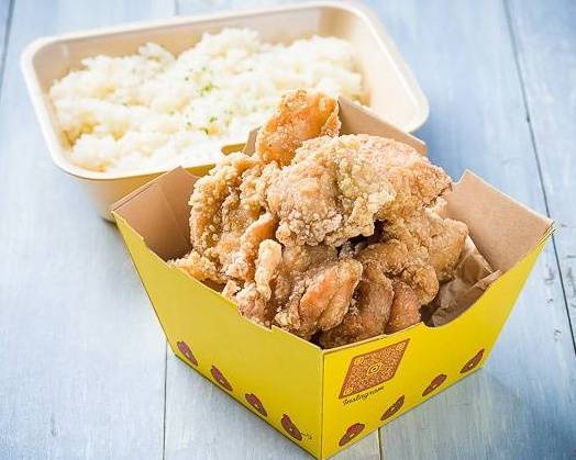 ⑧【醤油】 若鶏のからあげ弁当［Soy Sauce］Fried Chicken