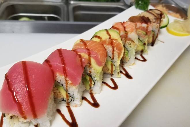 Order Rainbow Roll food online from Koko's store, Dupont on bringmethat.com