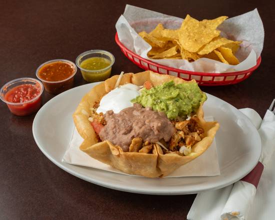 Order Taco Salad food online from Los Burritos Tapatios store, Naperville on bringmethat.com