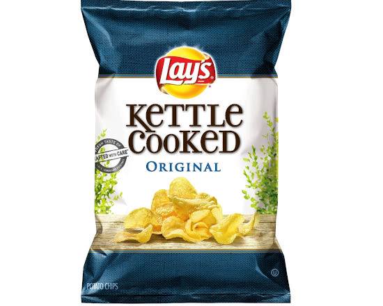 Order Lays Kettle Cooked Original 8oz food online from Fresko Market store, Miami on bringmethat.com