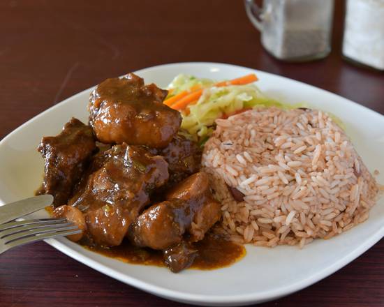 Order Oxtail  food online from Cravin Jamaican Cuisine store, Ossining on bringmethat.com