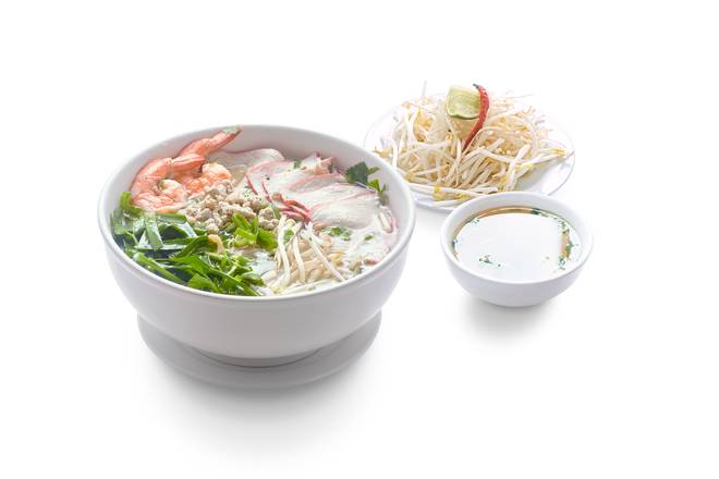 Order Hu Tieu Tom Thit (kho/nuoc) food online from Pho Hai Duong store, Annandale on bringmethat.com