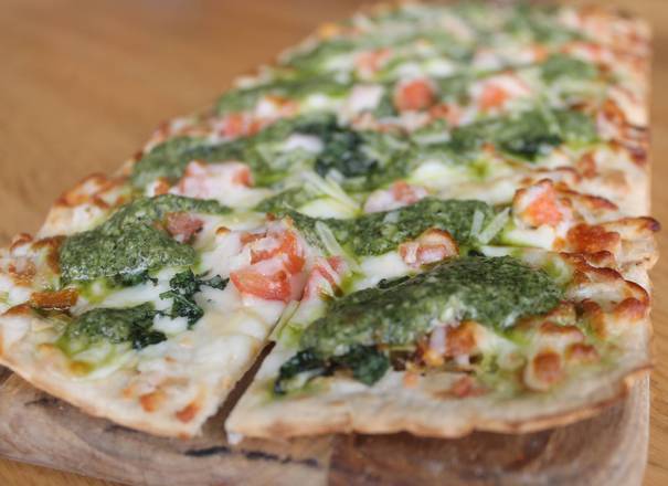 Order Margherita Flatbread food online from Crooked Pint Ale House store, Fargo on bringmethat.com