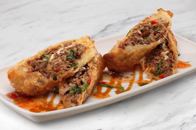 Order Philly Cheesesteak Egg Rolls food online from Firebirds Wood Fired Grill store, Knoxville on bringmethat.com