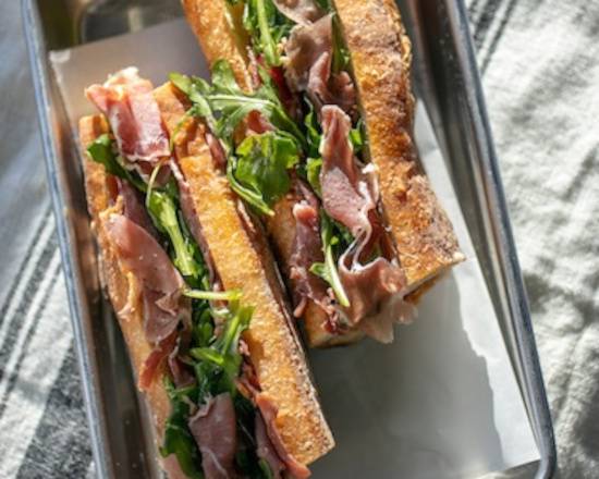 Order Prosciutto Di Parma Sandwich food online from Larder Gourmet Market + Eatery store, Metairie on bringmethat.com