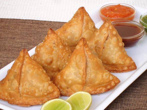 Order Punjabi Samosa 4 PC food online from Mezban Restaurant store, Houston on bringmethat.com