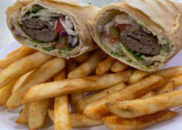 Order Beef Kebab Sandwich food online from Shawarmania store, Mankato on bringmethat.com