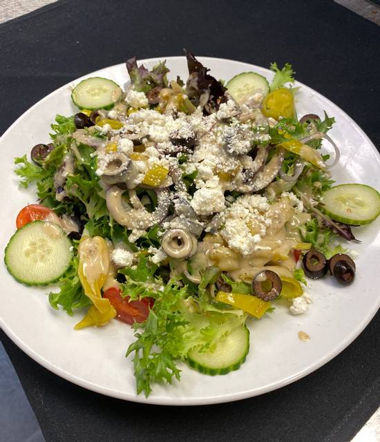 Order Greek Salad food online from 310 Park South store, Winter Park on bringmethat.com