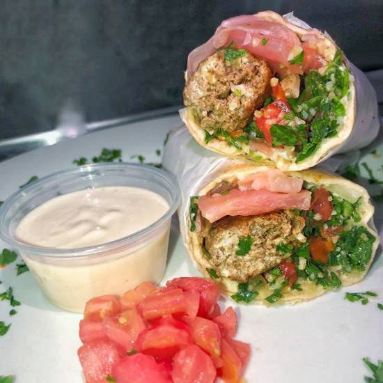 Order Kafta Kabob Wrap food online from Al Basha Middle Eastern Grocery & Deli store, Miami on bringmethat.com