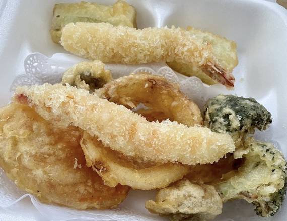 Order A 10. Shrimp with Vegetable Tempura (2 pcs) food online from Mizu Sushi and Grill store, Jacksonville on bringmethat.com