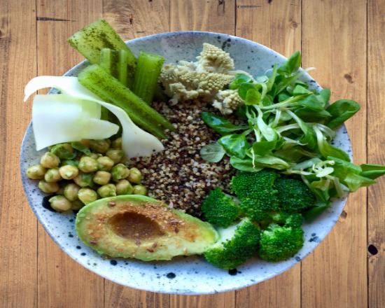 Green veggie bowl