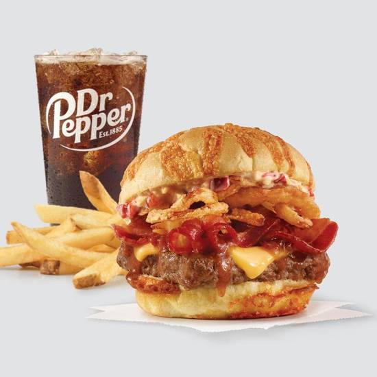 Order Big Bacon Cheddar Cheeseburger Combo food online from Wendy'S store, Quakertown on bringmethat.com