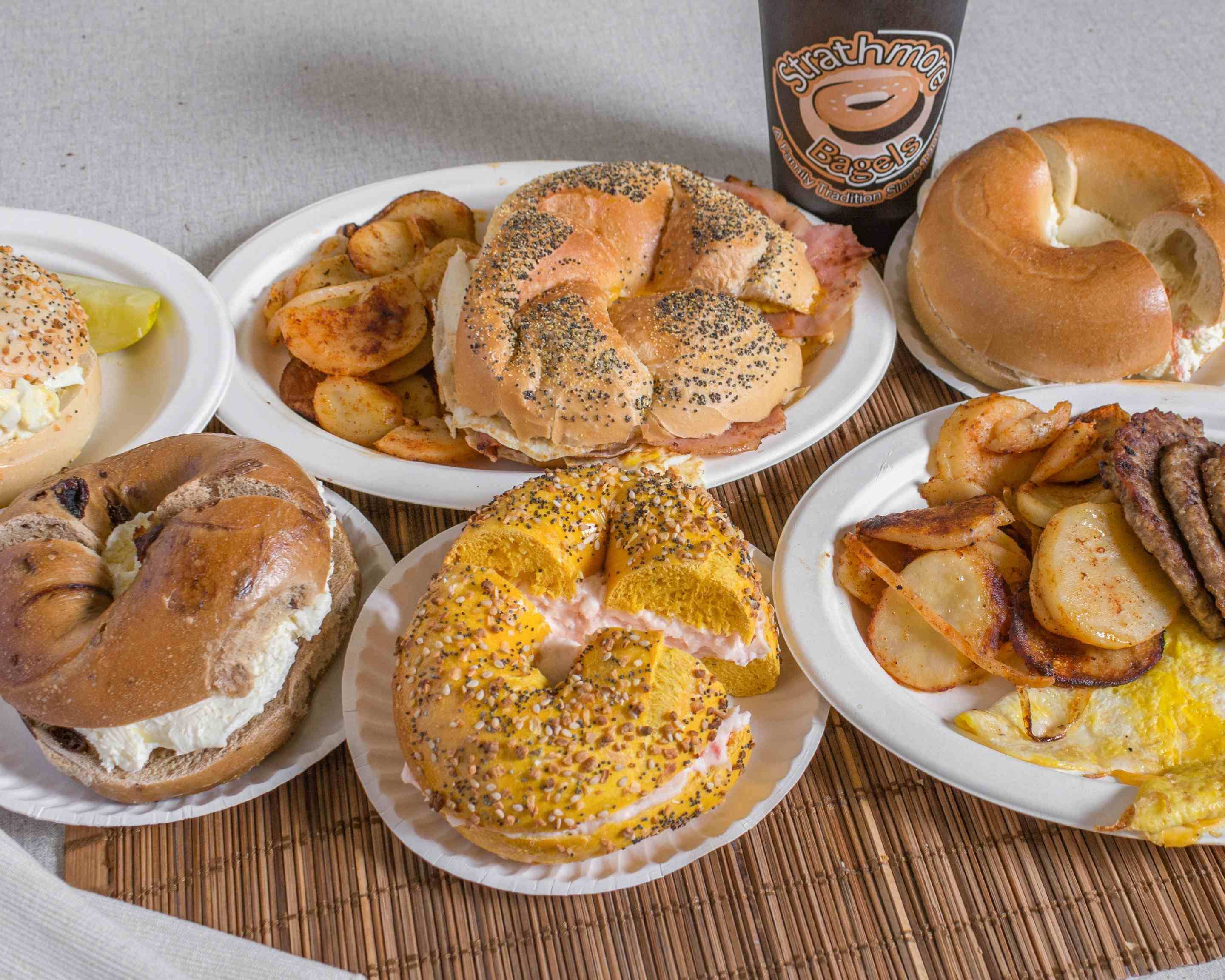 Strathmore Bagels of Selden Menu Selden • Order Strathmore Bagels of